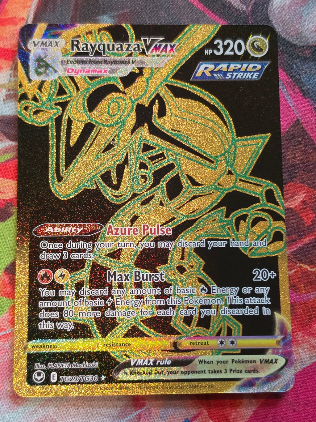 Rayquaza VMAX (Secret) Secret Rare SWSH12: Silver Tempest Trainer Gallery TG29/TG30 NM Pokemon