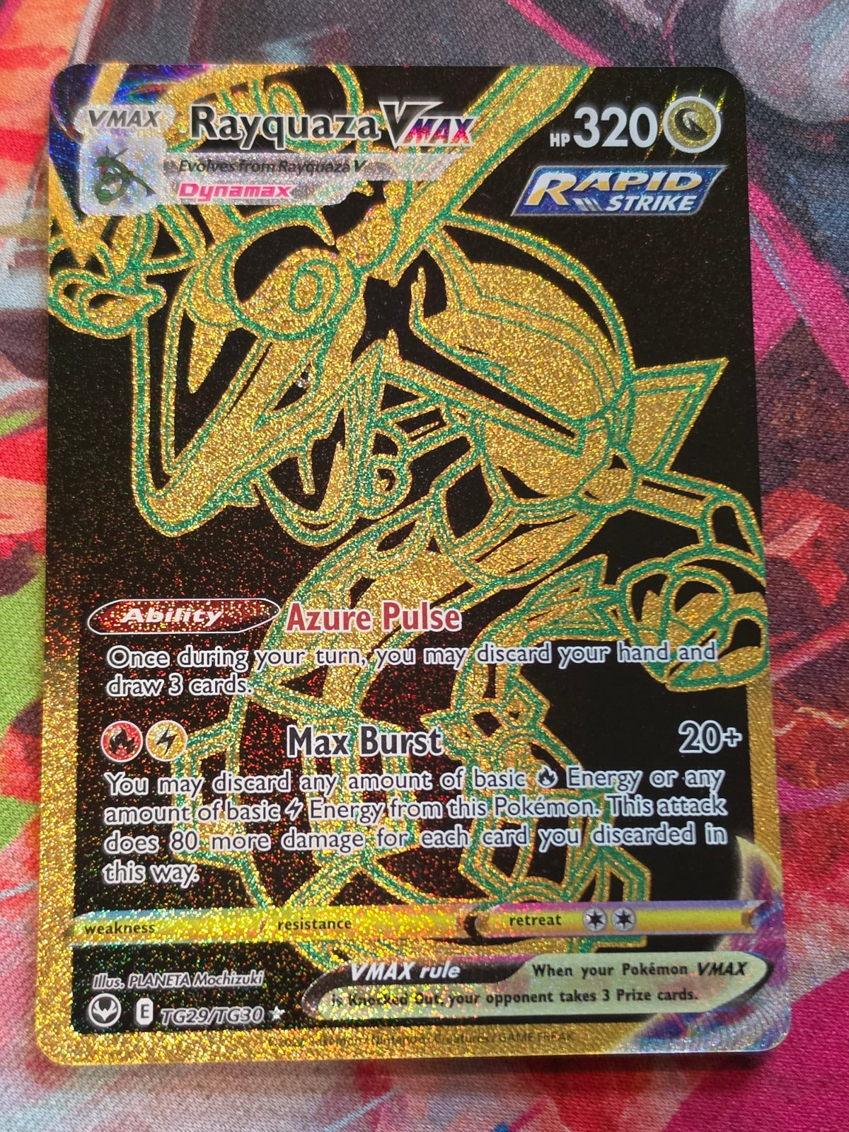 Rayquaza VMAX (Secret) Secret Rare SWSH12: Silver Tempest Trainer Gallery TG29/TG30 NM Pokemon