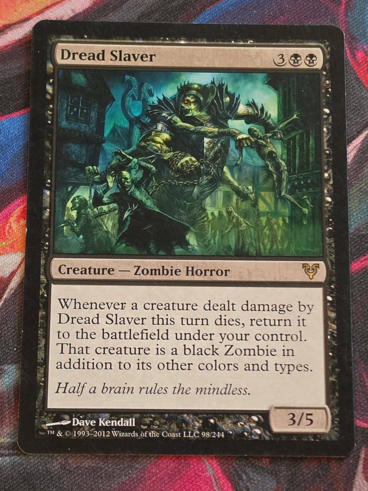 Dread Slaver - 98 - Avacyn Restored - Rare - LP - MTG