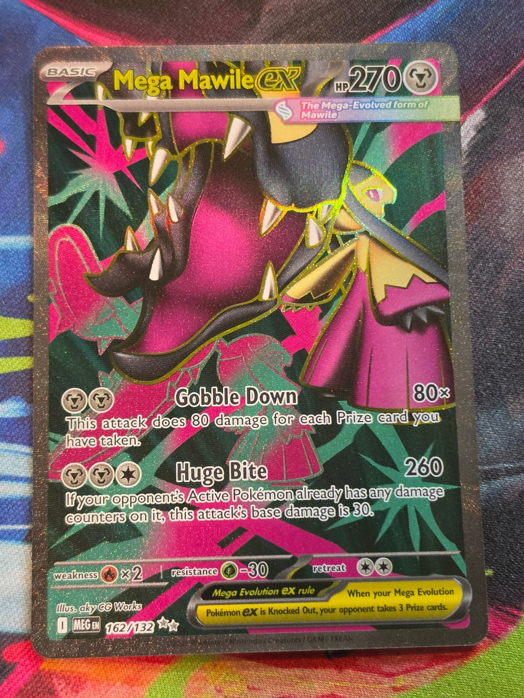Mega Mawile ex Ultra Rare ME01: Mega Evolution 162/132 NM Pokemon