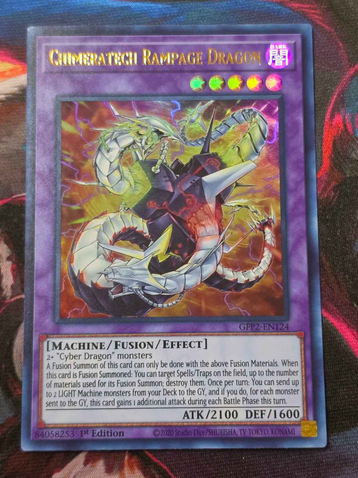 Chimeratech Rampage Dragon Ultra Rare Ghosts From the Past: The 2nd Haunting GFP2-EN124 LP