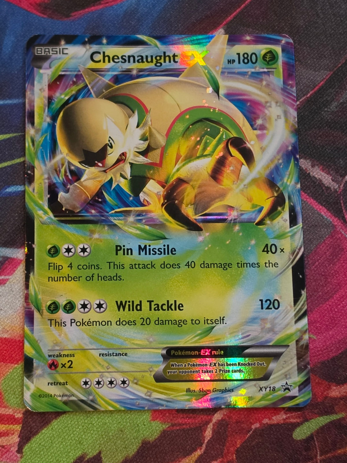 Chesnaught EX Promo XY Promos XY18 MP Pokemon
