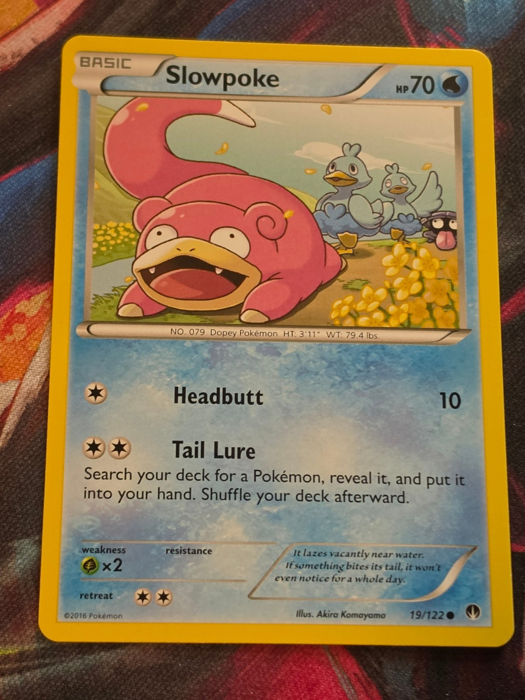 Slowpoke Common XY - BREAKpoint 19/122 NM Pokemon