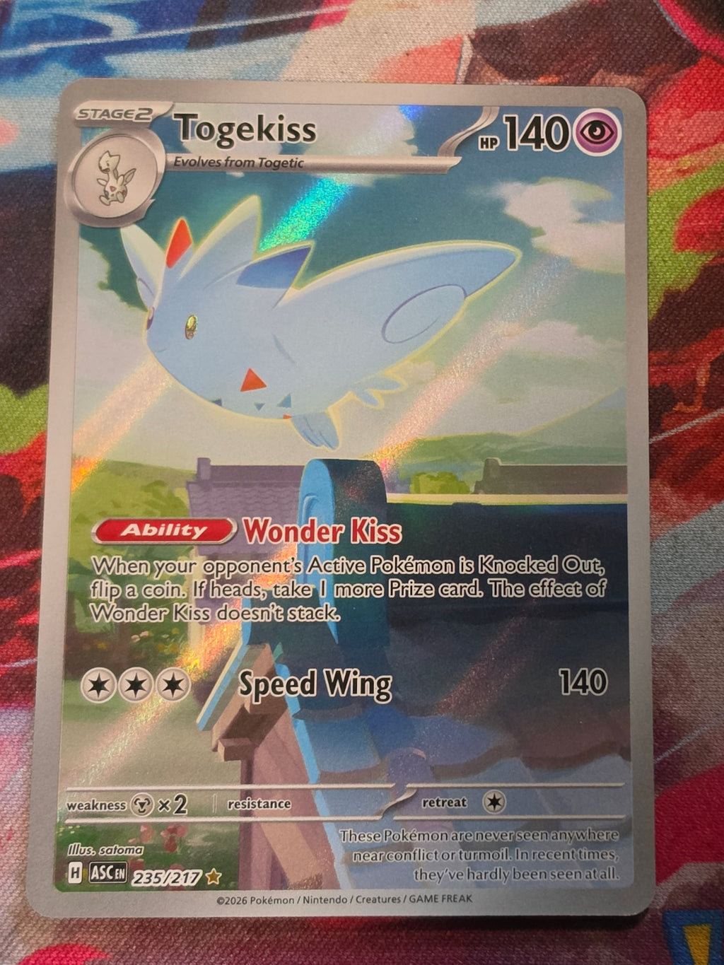 Togekiss Illustration Rare ME: Ascended Heroes 235/217 NM