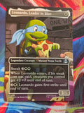 Leonardo, Leader in Blue (Borderless) - 196 - Teenage Mutant Ninja Turtles - U - NM - MTG