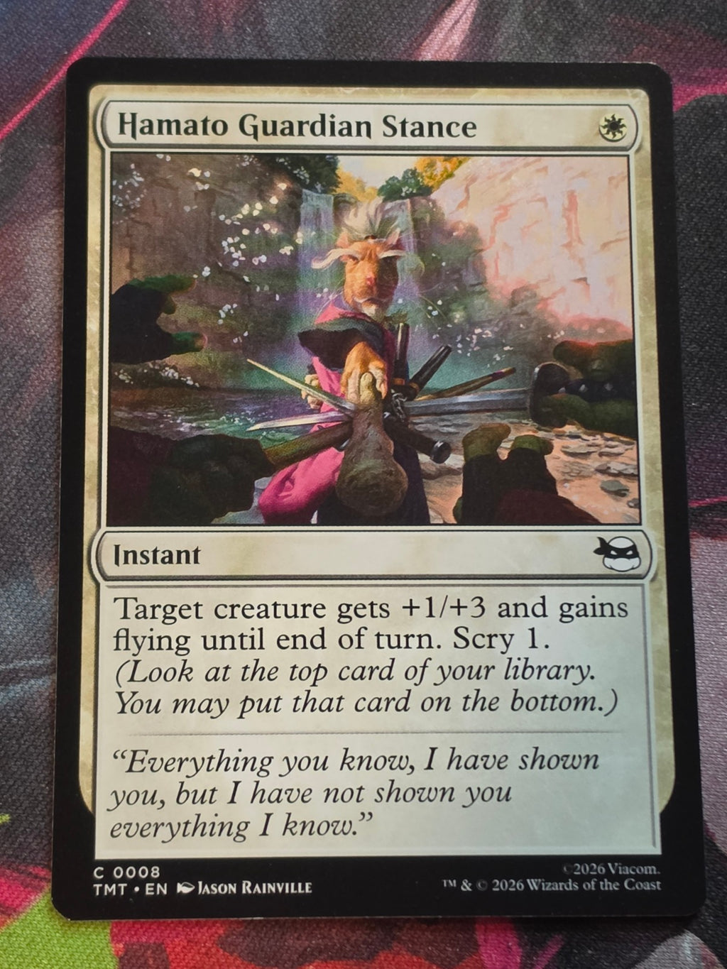 Hamato Guardian Stance - 8 - Teenage Mutant Ninja Turtles - C - NM MTG