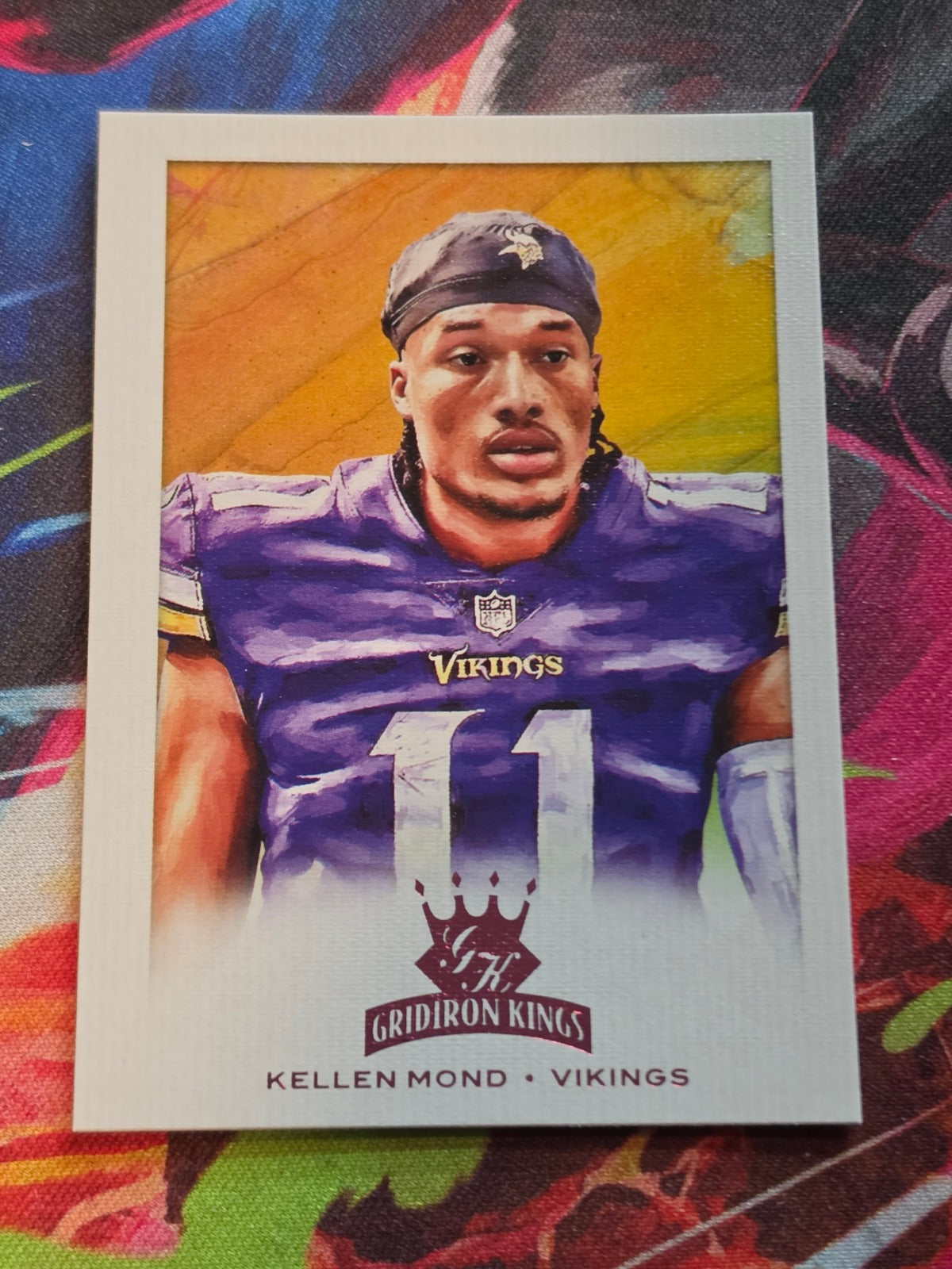 Kellen Mond 2021 Panini Chronicles - Gridiron Kings Pink GK-6 NM Football