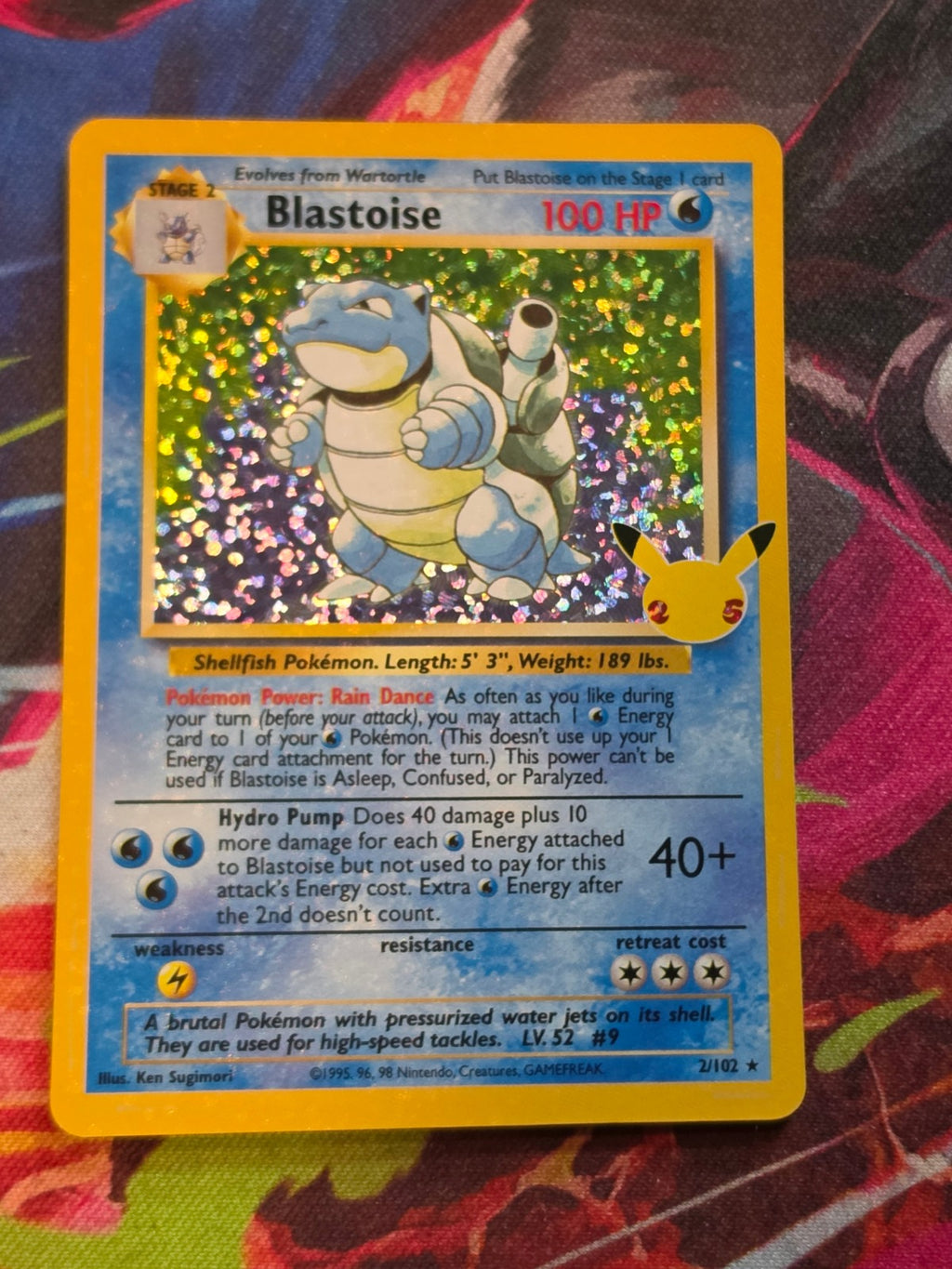 Blastoise Classic Collection Celebrations: Classic Collection 2/102 NM-/LP+ Pokemon