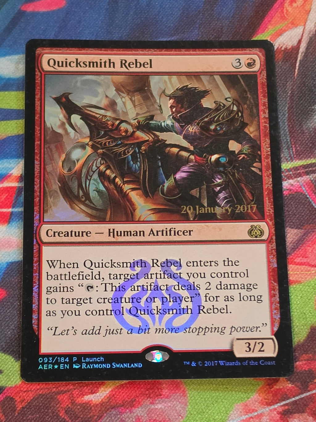 Quicksmith Rebel - 93 - Launch Party & Release Event Promos - Promo - Foil - LP - MTG