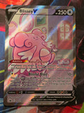 Blissey V (Alternate Full Art) Ultra Rare SWSH06: Chilling Reign 183/198 NM Pokemon