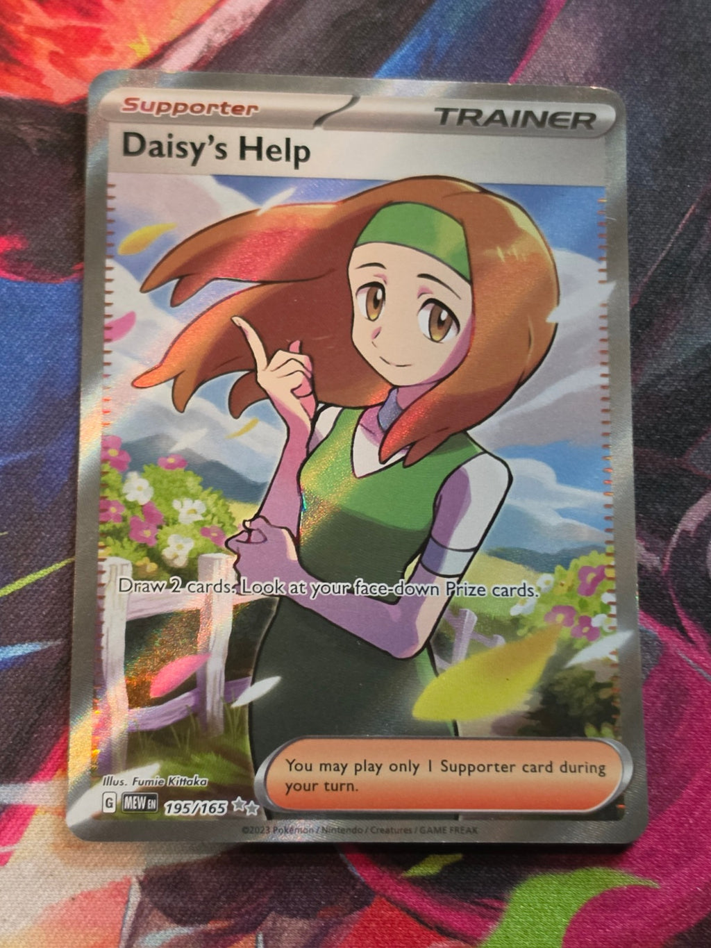 Daisy's Help Ultra Rare Scarlet & Violet 151 195/165 NM Pokemon