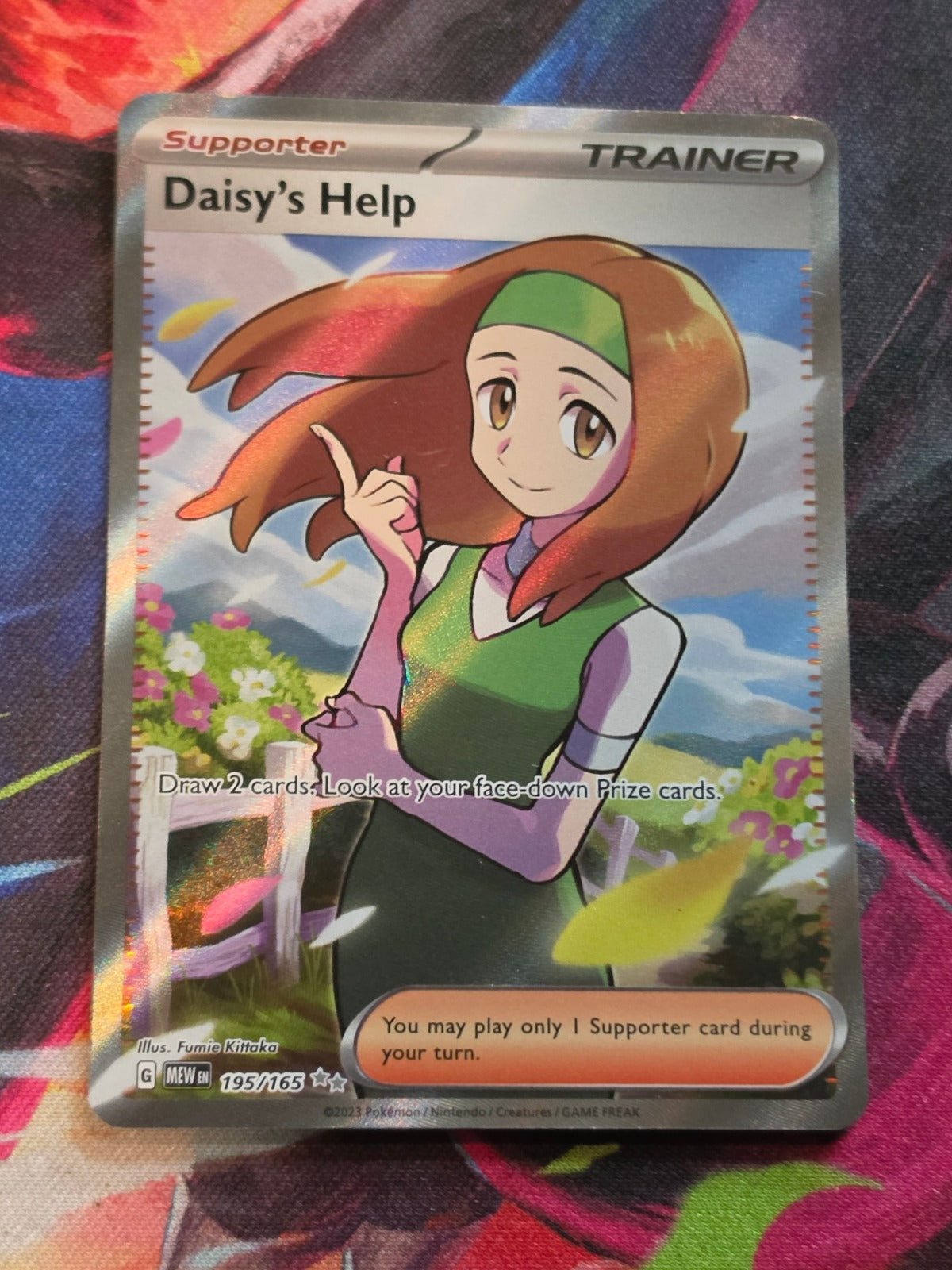 Daisy's Help Ultra Rare Scarlet & Violet 151 195/165 NM Pokemon