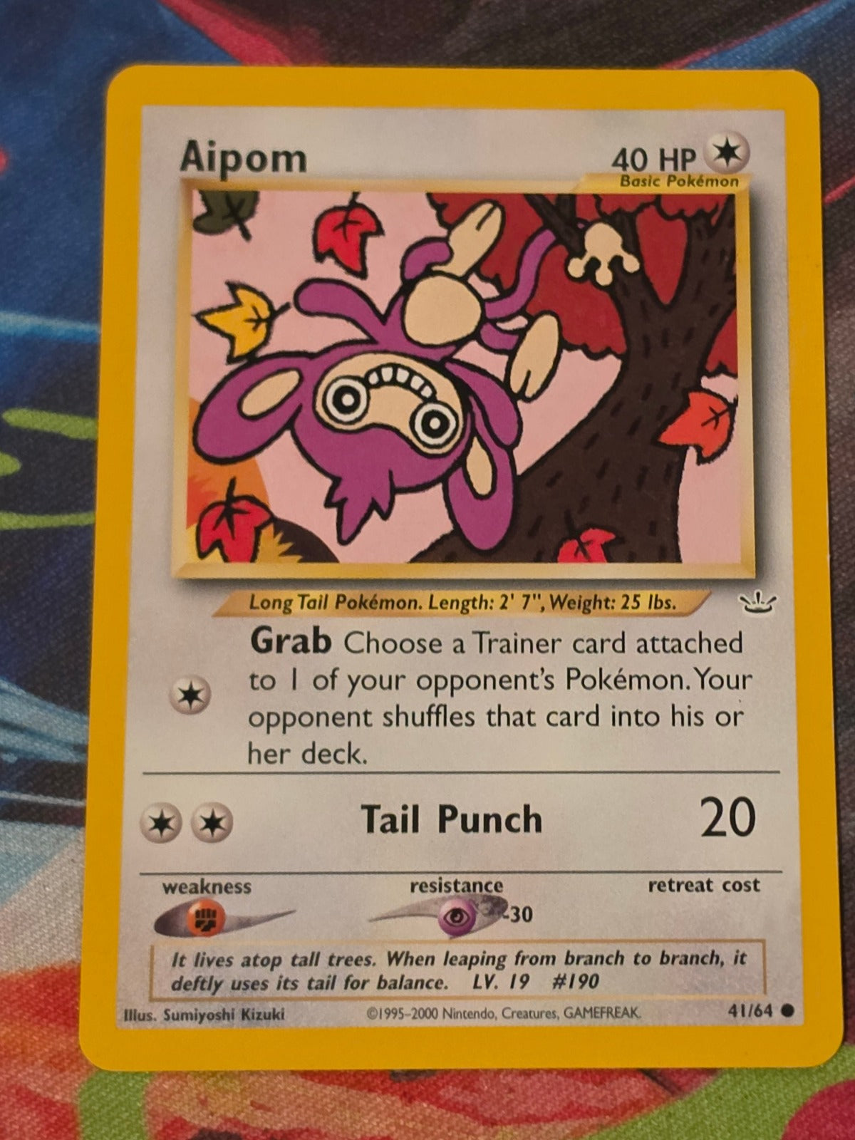 Aipom - 41/64 - Neo Revelation - Common - Unlimited - NM Pokemon