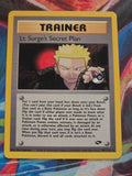 Lt. Surge's Secret Plan Unlimited Rare Gym Challenge 107/132 NM Pokemon