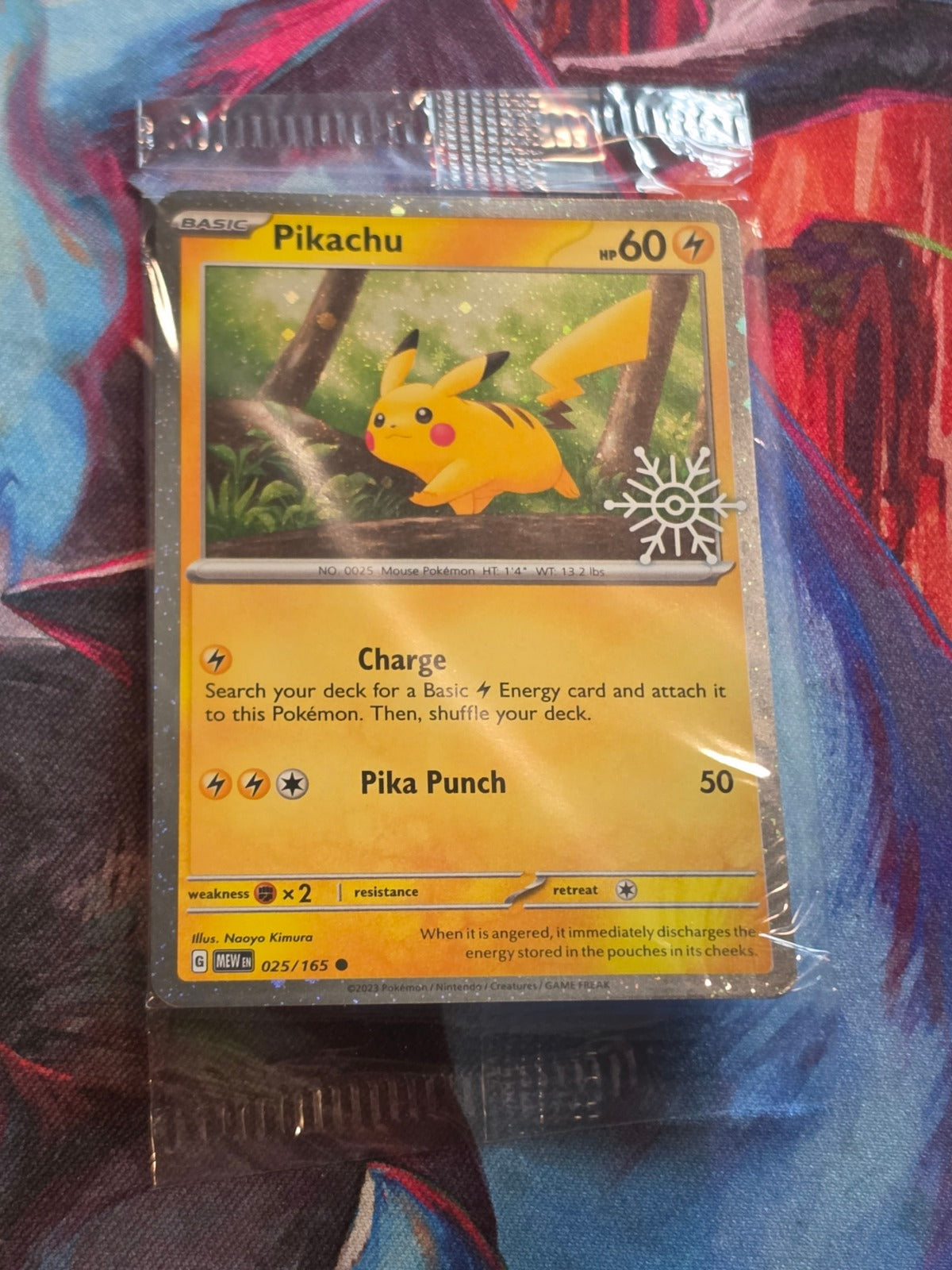 Pikachu (Holiday Calendar) Common Miscellaneous Cards & Products 025/165 NM SEALED Pokemon