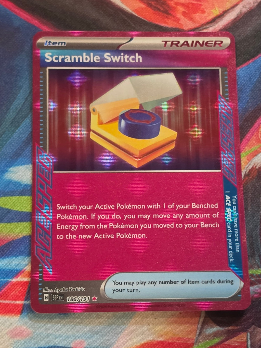 Scramble Switch Rare Ace Plasma Storm 129/135 NM Pokemon