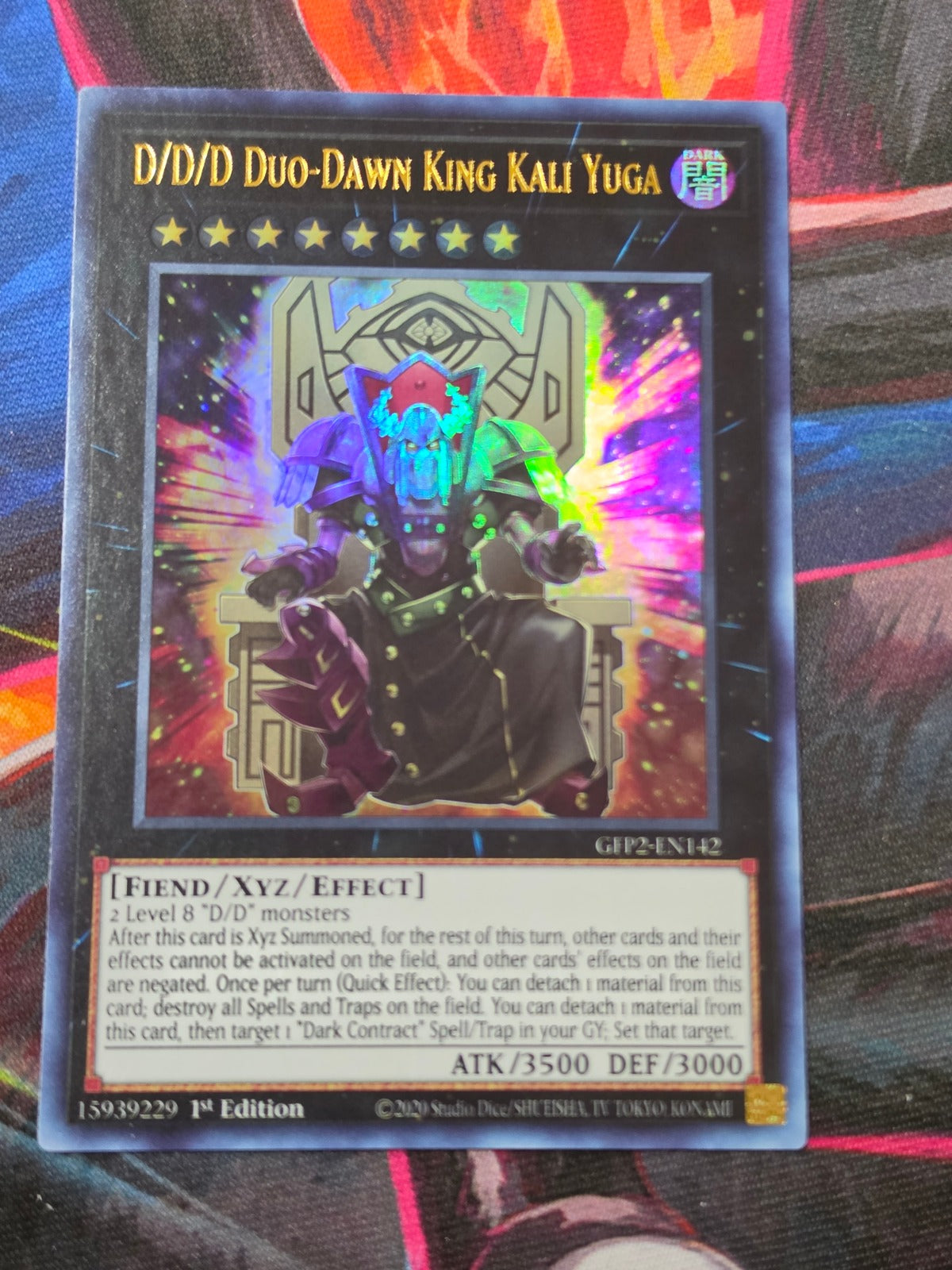 D/D/D Duo-Dawn King Kali Yuga Ultra Rare Ghosts From the Past: The 2nd Haunting GFP2-EN142 LP
