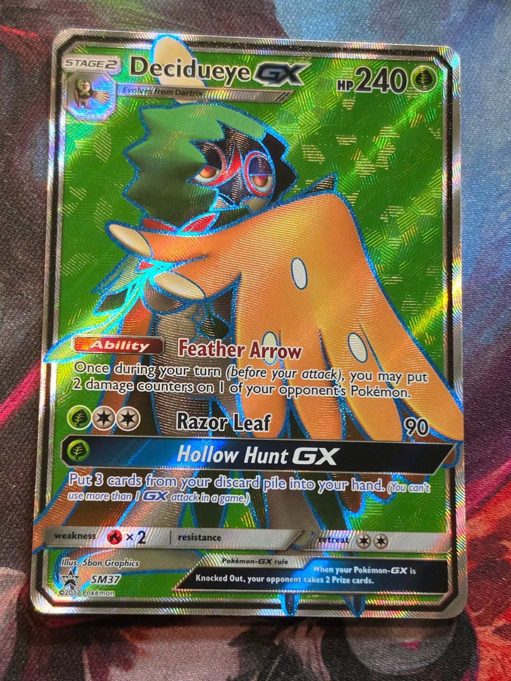 Decidueye GX Promo SM Promos SM37 LP Pokemon