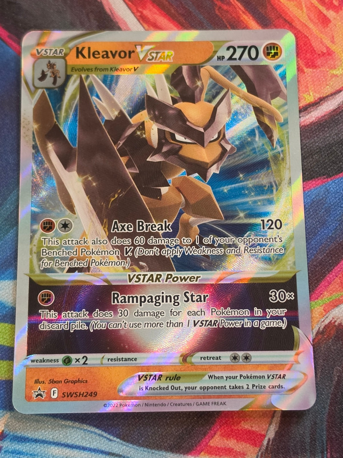 Kleavor VSTAR - SWSH249 - SWSH: Sword & Shield Promo Cards - Promo - NM-/LP+ Pokemon