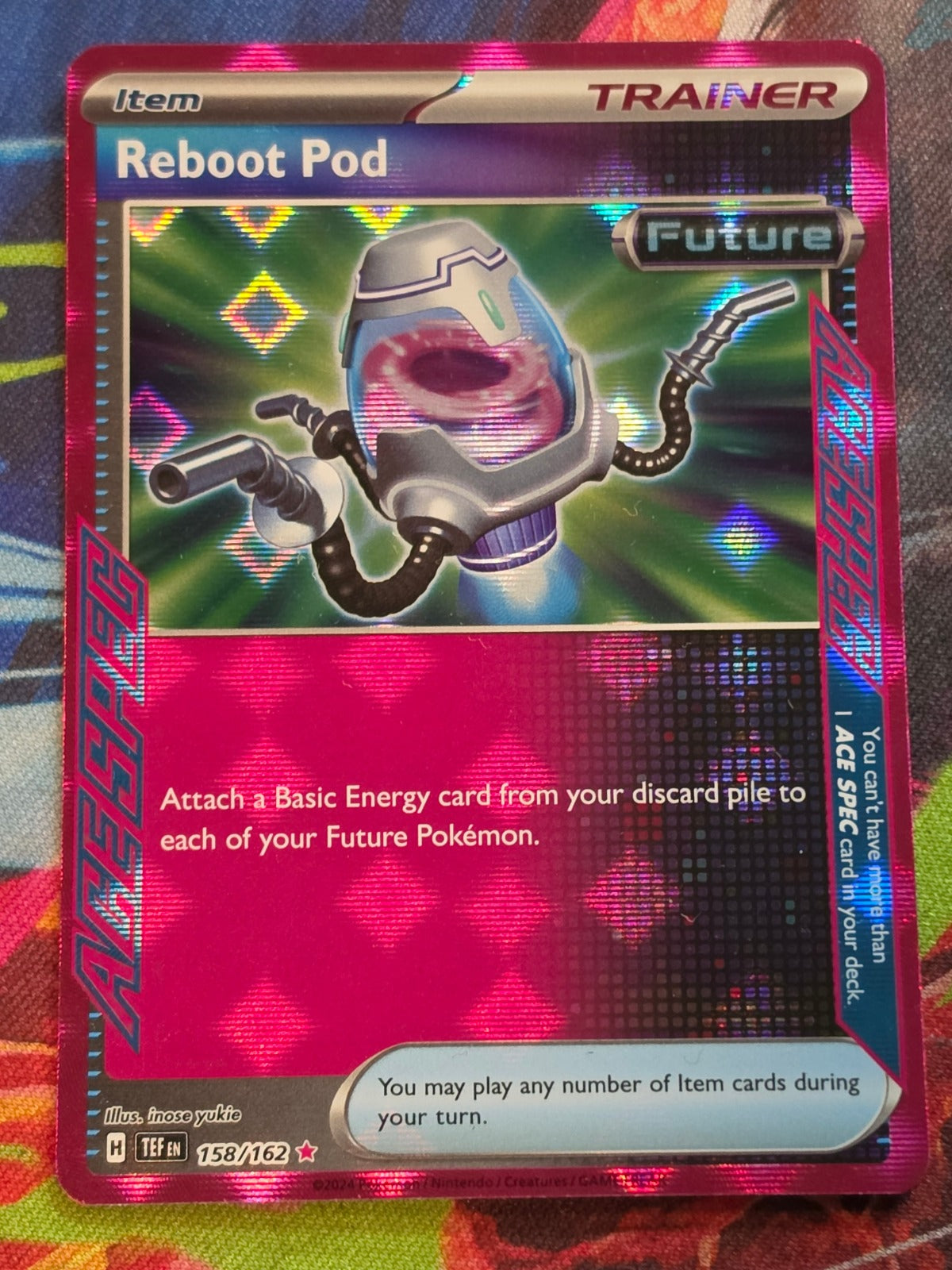 Reboot Pod ACE SPEC Rare SV05: Temporal Forces 158/162 NM Pokemon