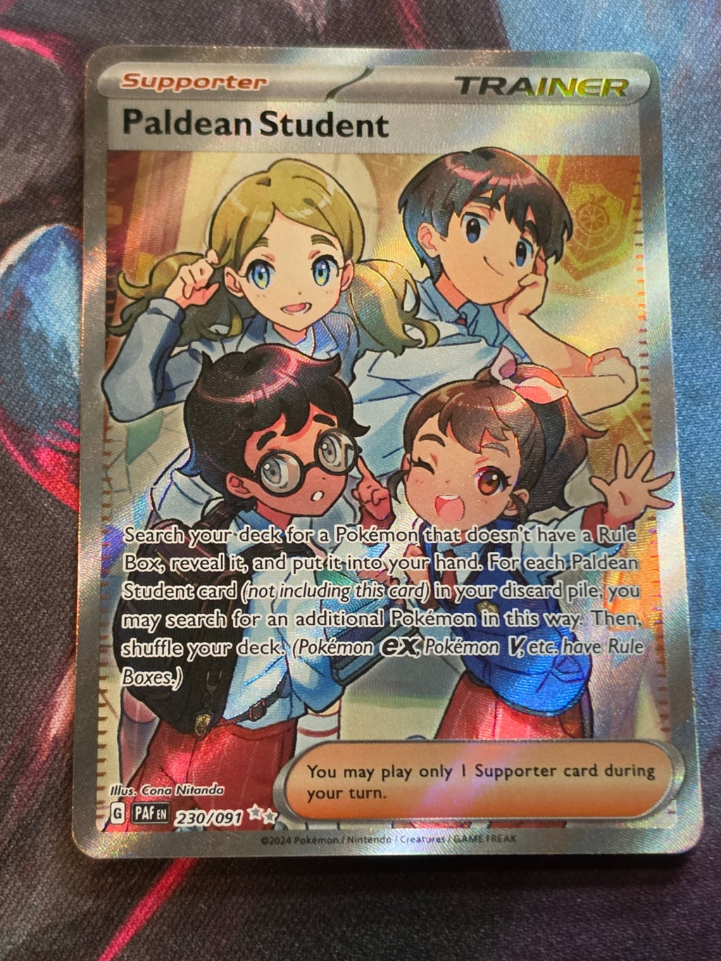 Paldean Student Ultra Rare Paldean Fates 230/091 NM Pokemon