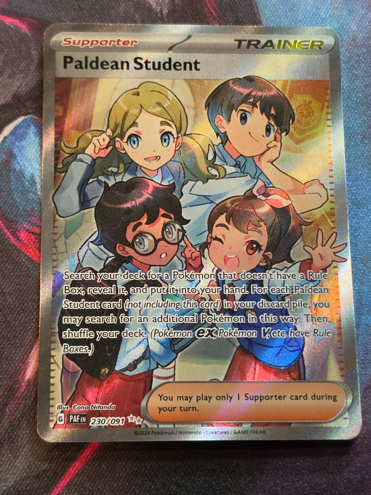 Paldean Student Ultra Rare Paldean Fates 230/091 NM Pokemon