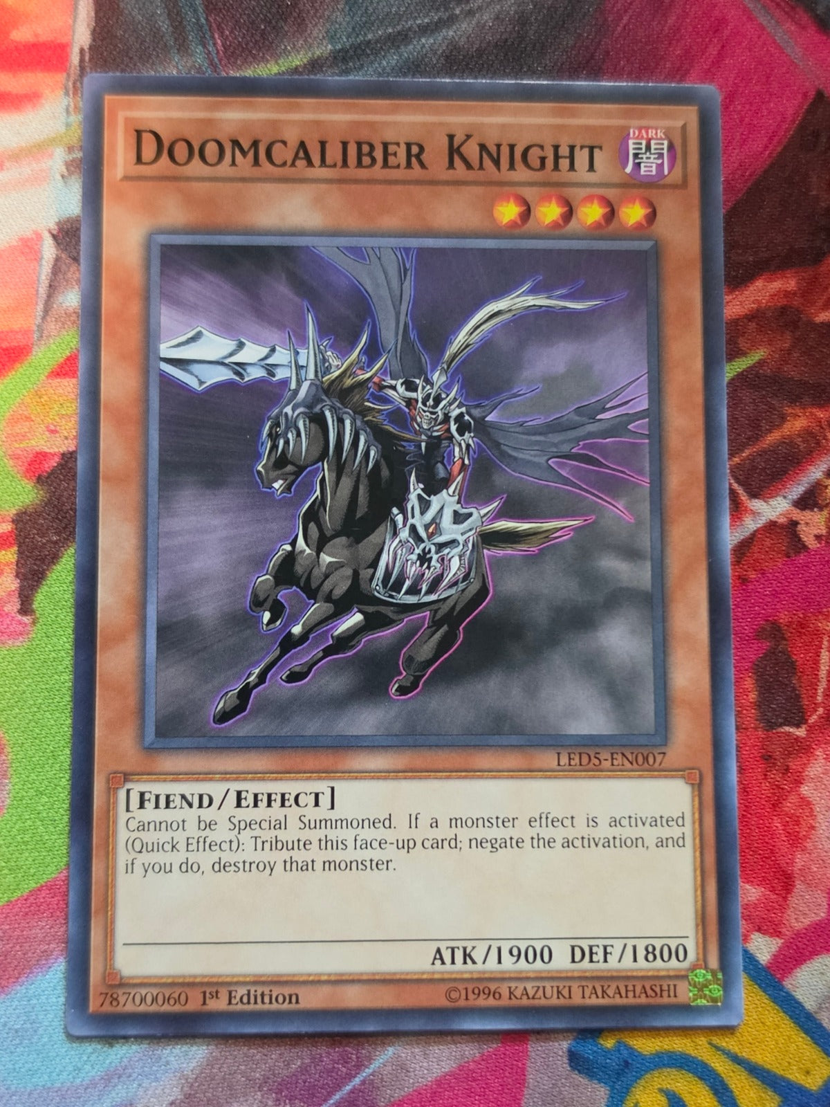 Doomcaliber Knight Common Legendary Duelists: Immortal Destiny LED5-EN007 LP