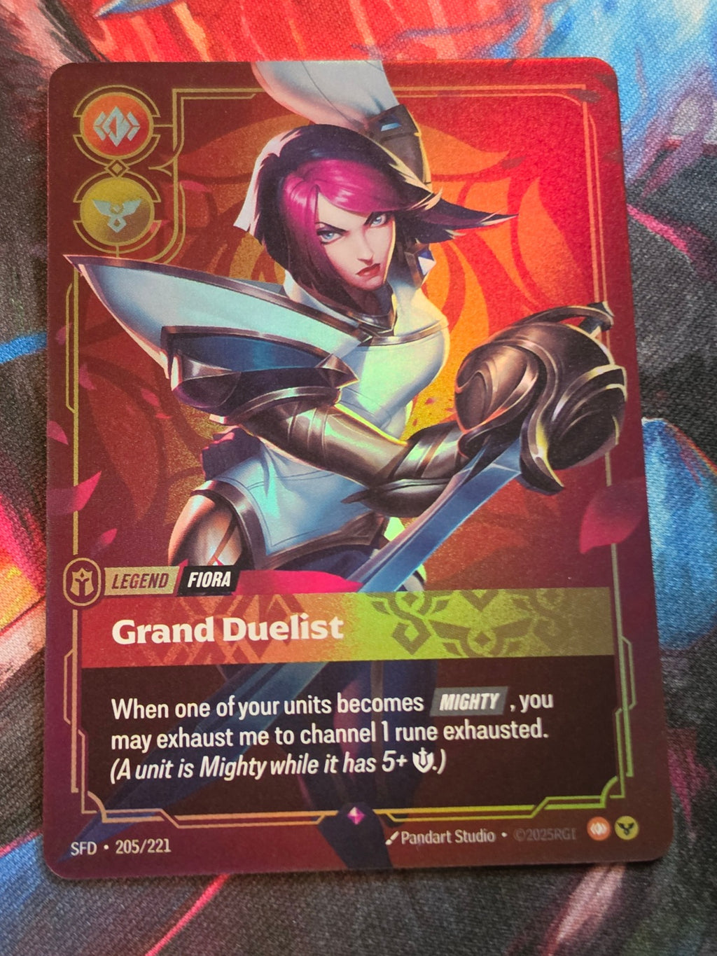 Fiora, Grand Duelist - 205/221 - Spiritforged - Rare - NM