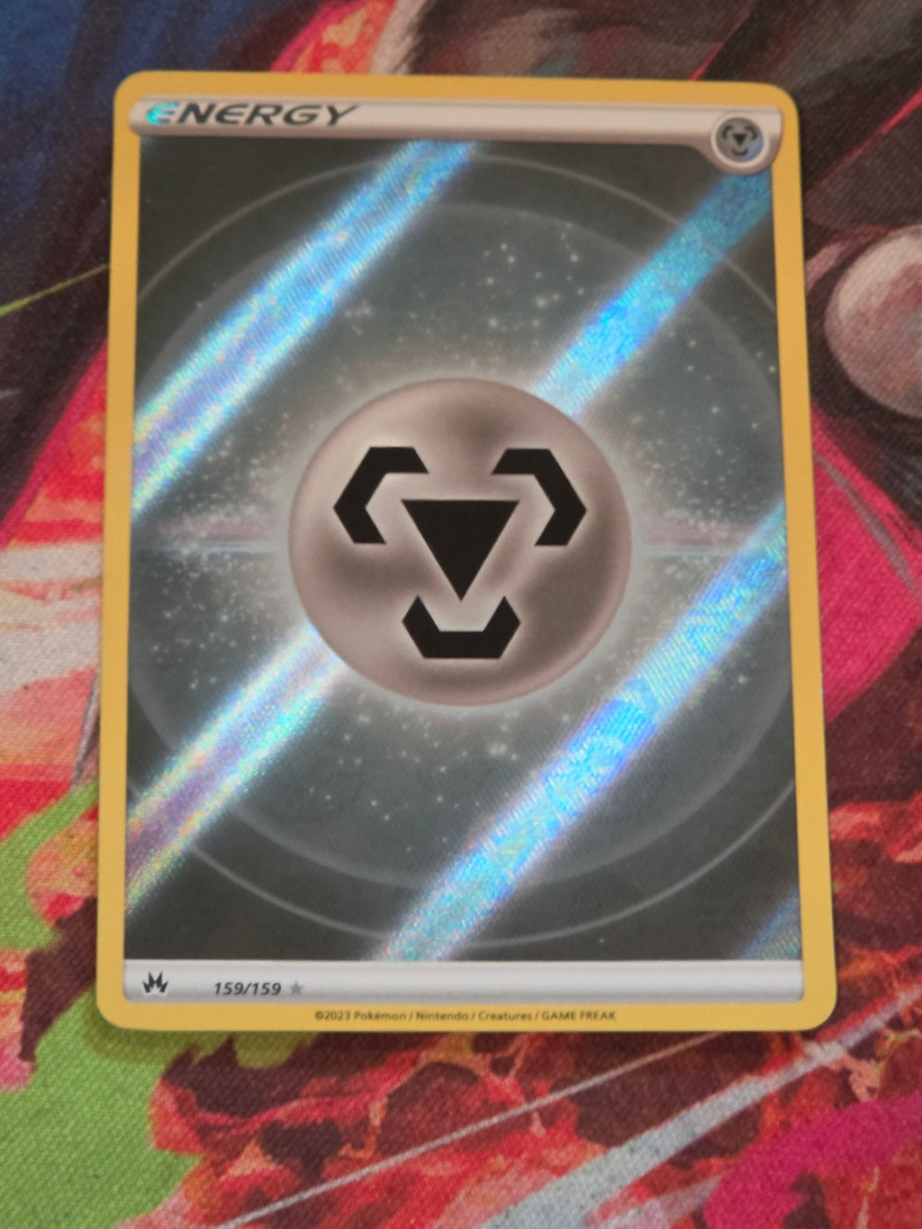Metal Energy (Texture Full Art) Ultra Rare Crown Zenith 159/159 NM Pokemon