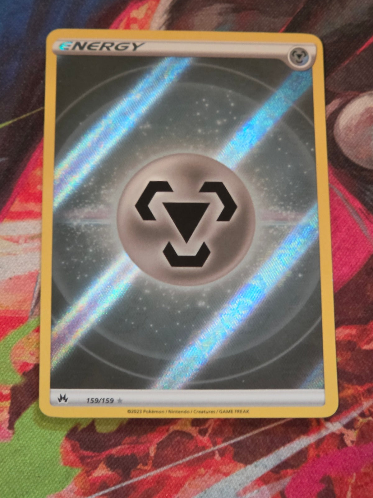 Metal Energy (Texture Full Art) Ultra Rare Crown Zenith 159/159 NM Pokemon