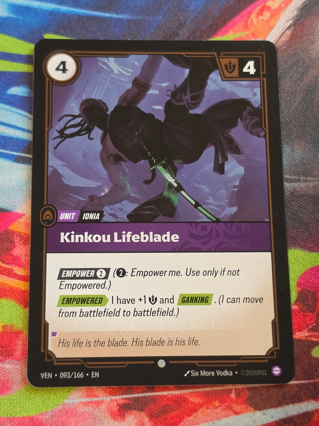 Kinkou Lifeblade - 093/166 - Vendetta - Common - NM