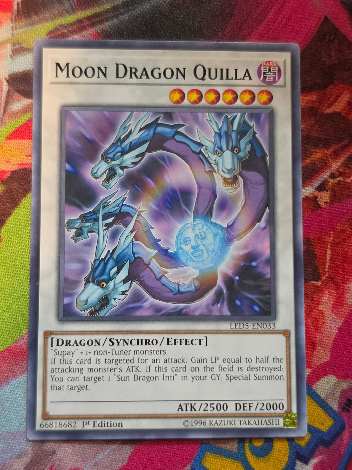 Moon Dragon Quilla Common Legendary Duelists: Immortal Destiny LED5-EN033 LP