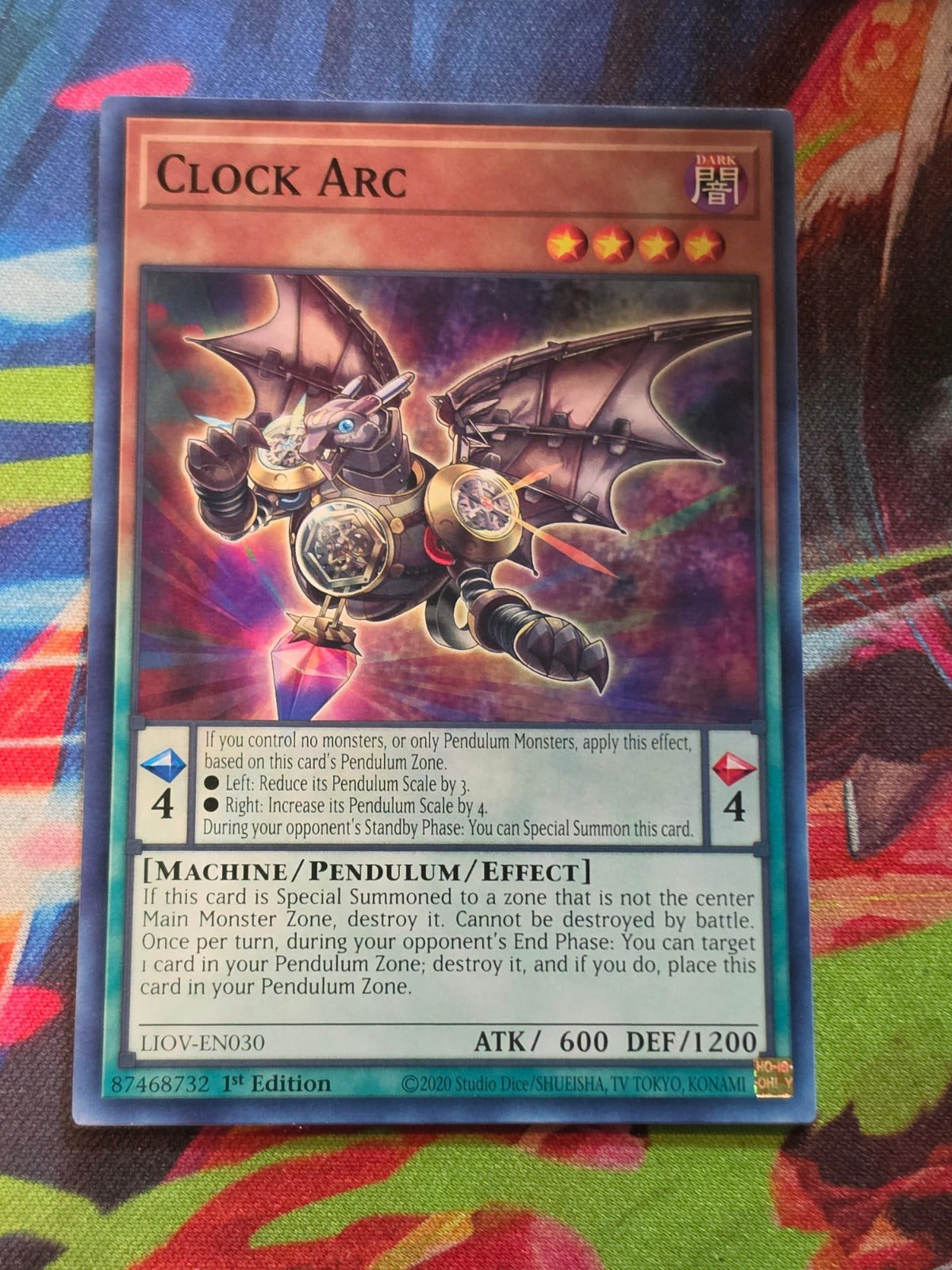 Clock Arc Common Lightning Overdrive LIOV-EN030 LP