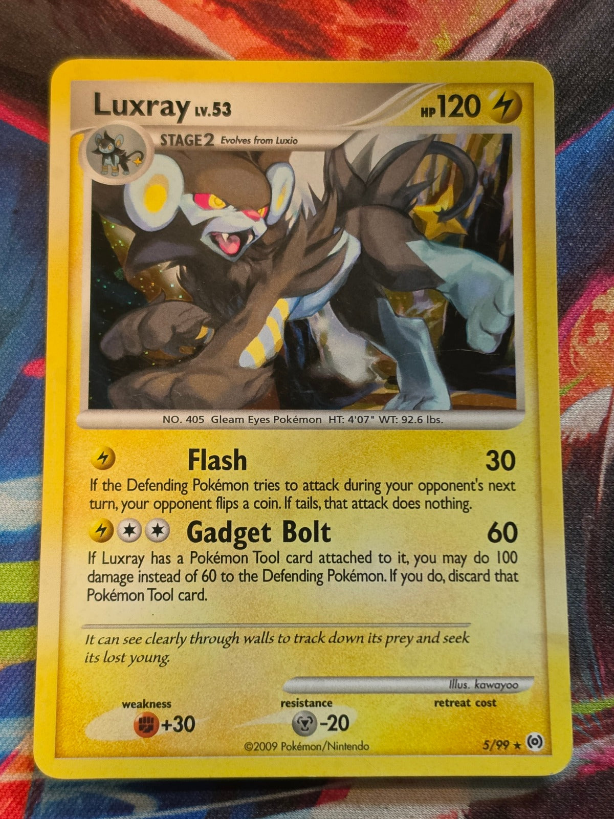 Luxray Holo Rare Arceus 5/99 LP Pokemon