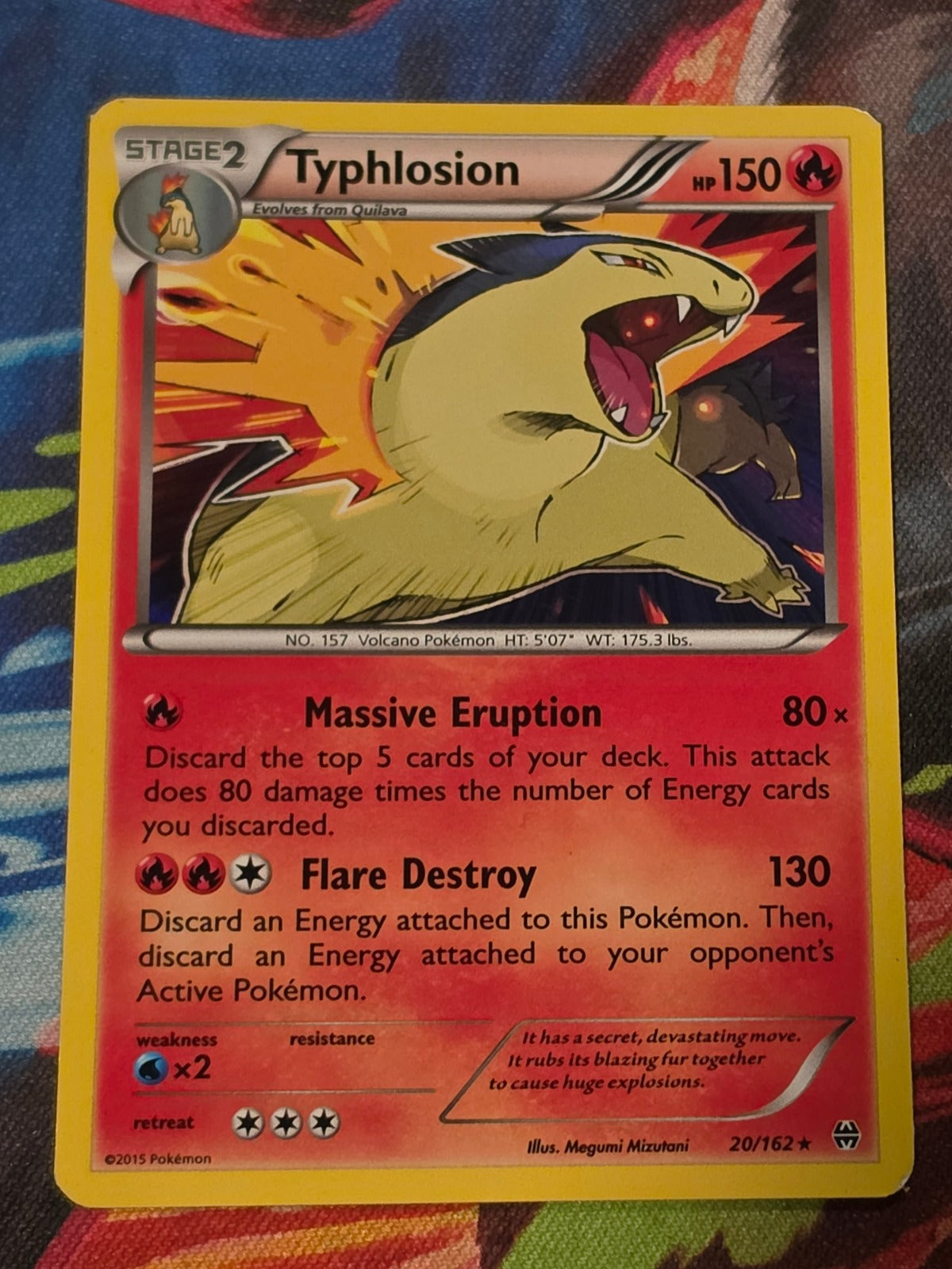 Typhlosion Holo Rare XY - BREAKthrough 20/162 LP