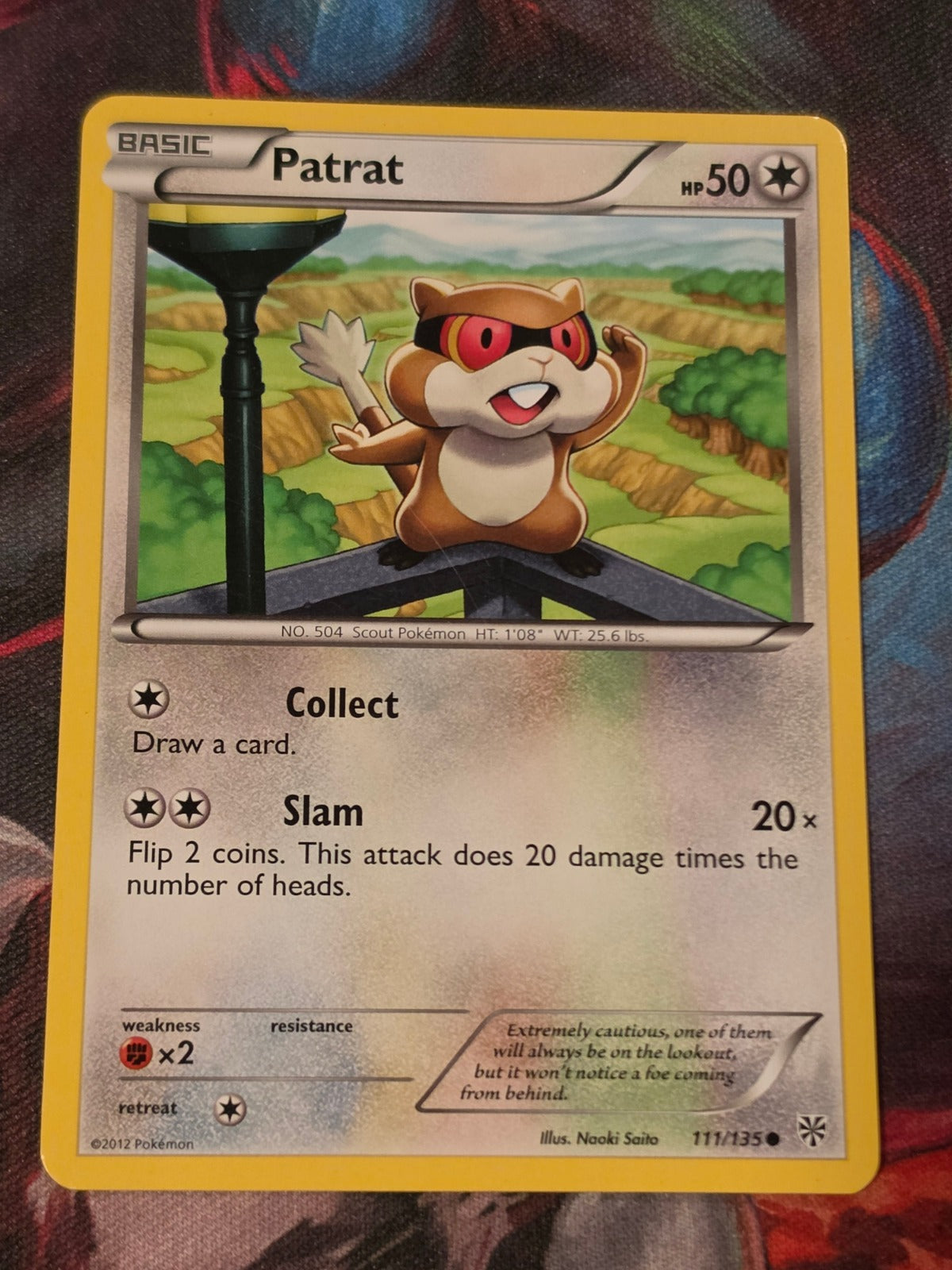 Patrat (111) - 111/135 - Plasma Storm - Common - LP - Pokemon