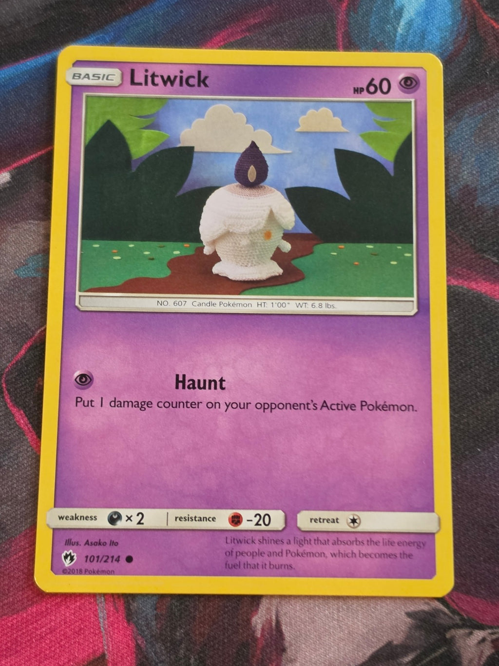 Litwick - 101/214 - SM - Lost Thunder - Common - LP+ - Pokemon