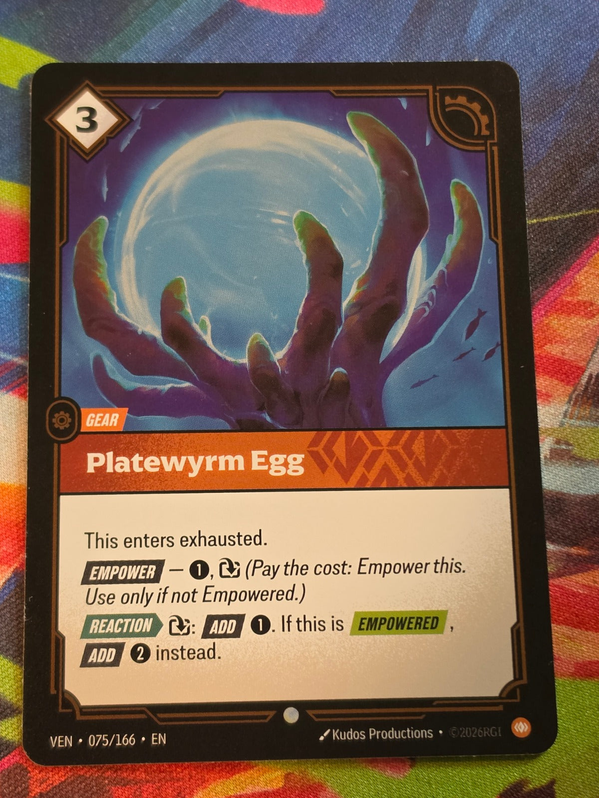 Platewyrm Egg - 075/166 - Vendetta - Common - NM