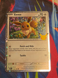 Eevee Common ME: 30th Celebration 116/128 NM Pokemon