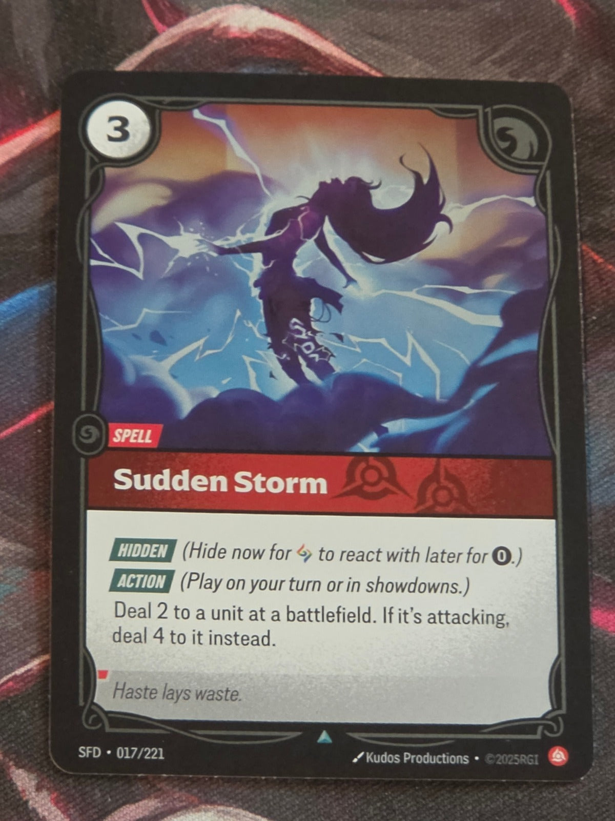 Sudden Storm - 017/221 - Spiritforged - Uncommon - NM