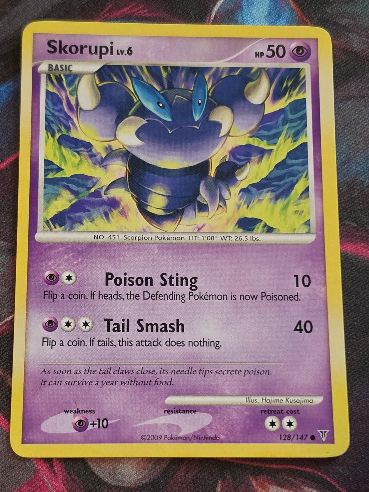 Skorupi - 128/147 - Supreme Victors - Common - LP - Pokemon