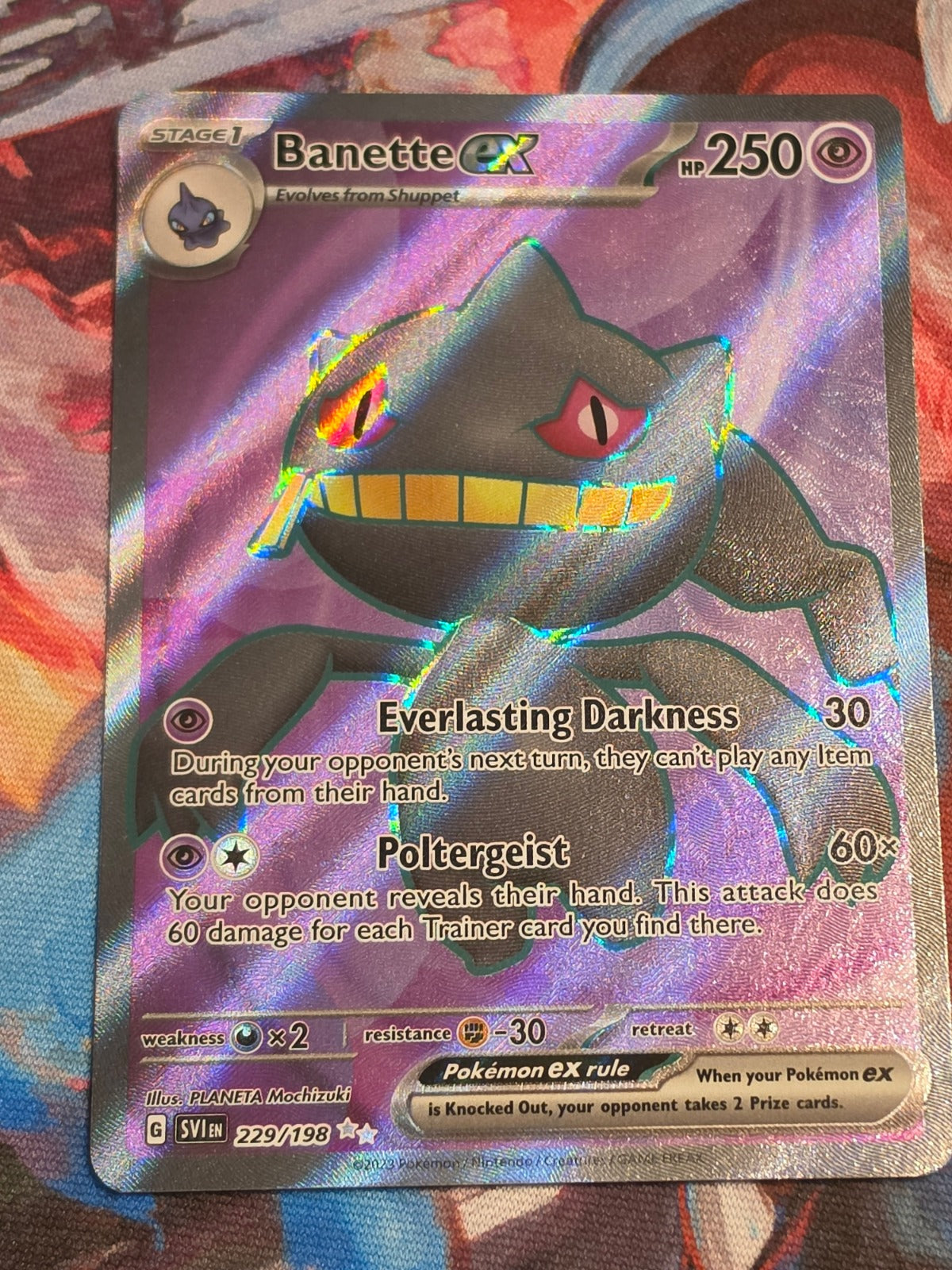 Banette ex Ultra Rare SV01: Scarlet & Violet Base Set 229/198 NM Pokemon