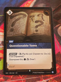 Questionable Tome - 054/166 - Vendetta - Common - NM