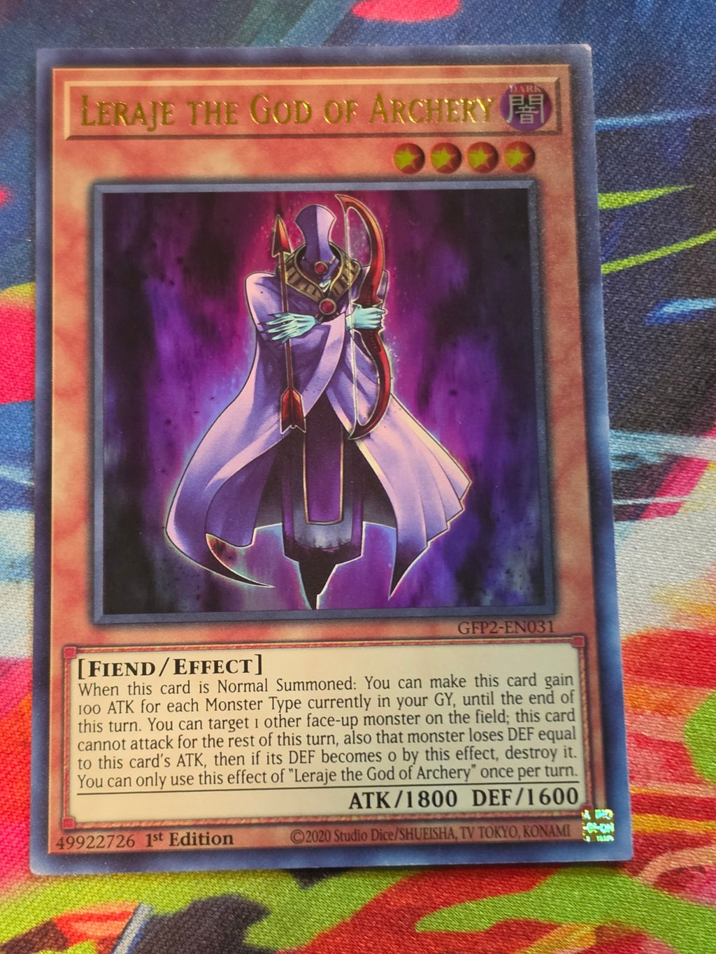 Leraje the God of Archery Ultra Rare Ghosts From the Past: The 2nd Haunting GFP2-EN031 LP
