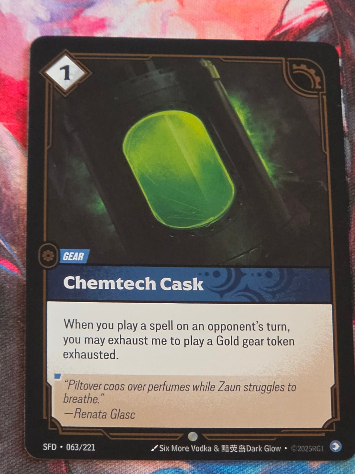 Chemtech Cask - 063/221 - Spiritforged - Common - NM