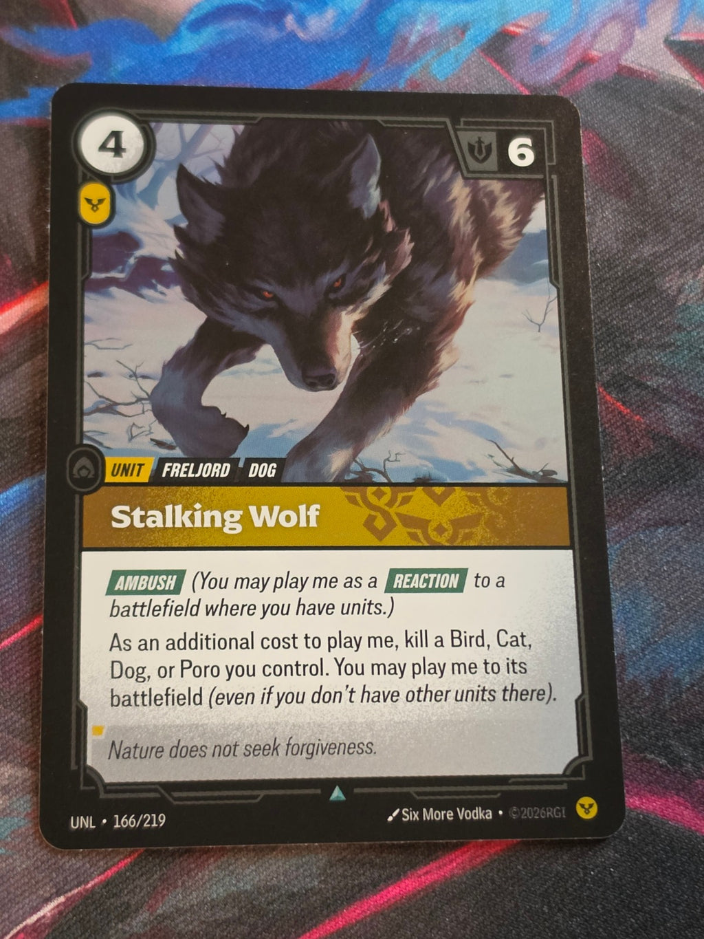 Stalking Wolf - 166/219 - Unleashed - Uncommon - NM