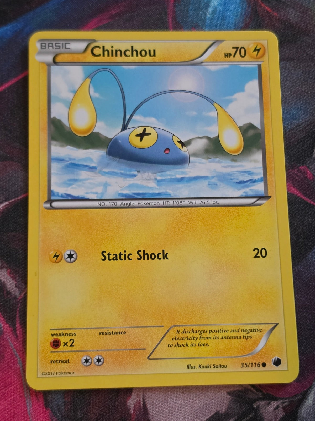 Chinchou - 35/116 - Plasma Freeze - Common - NM - Pokemon