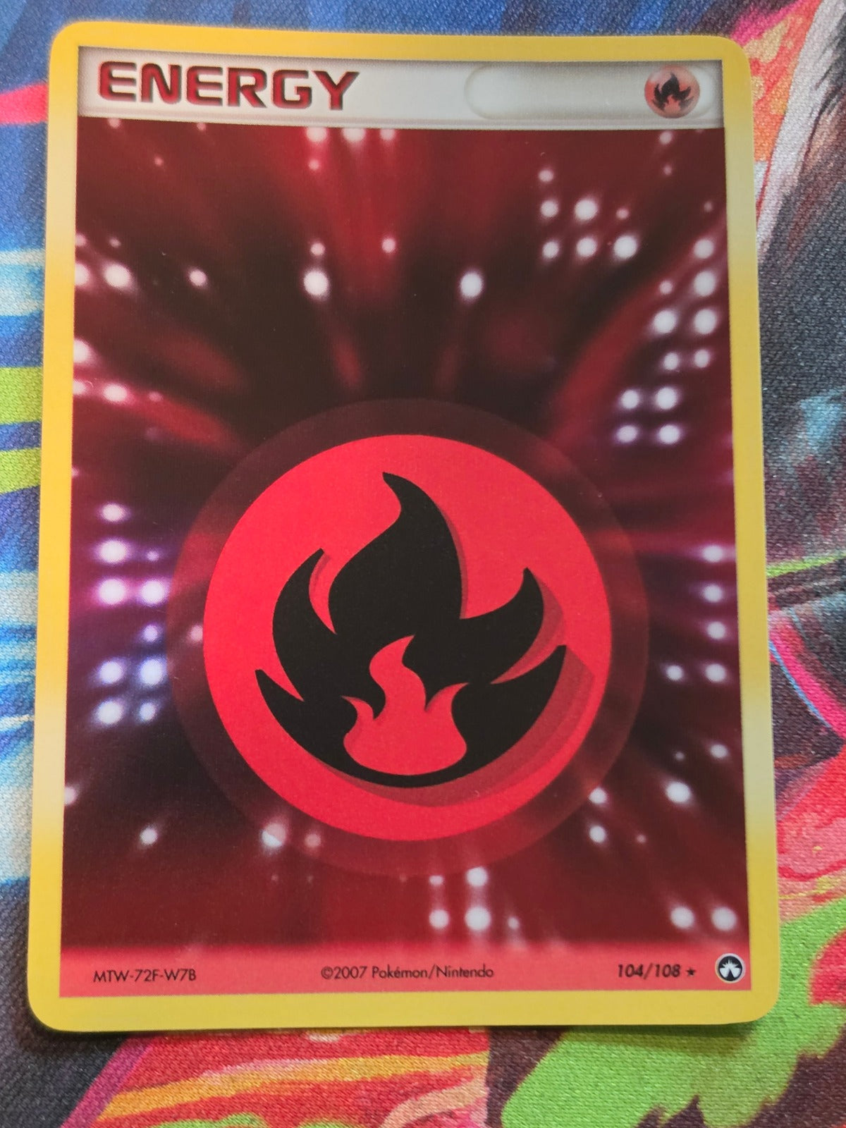 Fire Energy Rare EX Power Keepers 104/108 NM-/LP+ Pokemon