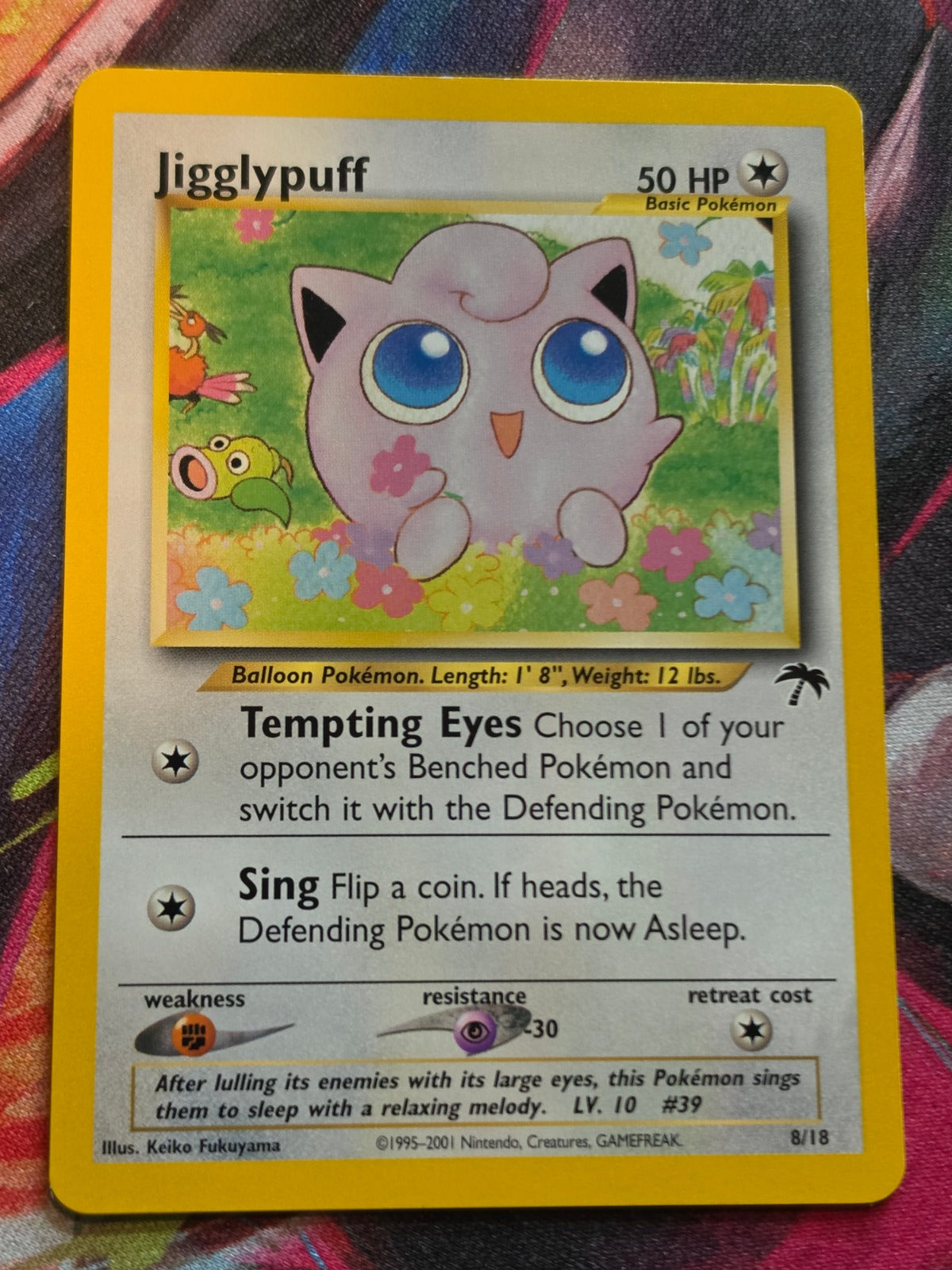 Jigglypuff Promo Southern Islands 08/18 NM-/LP+ Pokemon