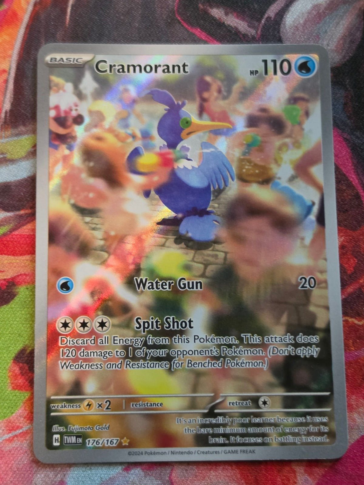 Cramorant Illustration Rare SV06: Twilight Masquerade 176/167 LP+ Pokemon